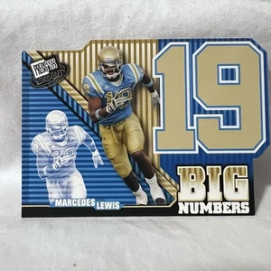 2006 Press Pass Big Numbers #BN24 Marcedes Lewis RC Rookie UCLA Bruins - Picture 1 of 2