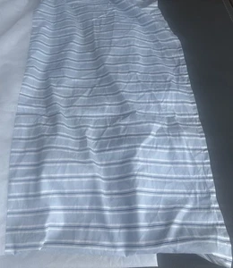 Ralph Lauren King Size Bett Rock Blau Weiß Streifen Tailored Fit Küste Strand - Bild 1 von 5