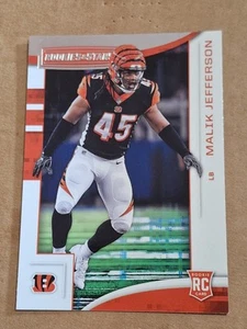 Tarjeta de novato 2018 Malik Jefferson Panini RS NFL RC #168 Cincinnati Bengals Texas - Imagen 1 de 2