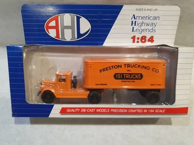 Camión AHL Hartoy L51106 Preston Trucking Mack BM, 1:64 AHL Diecast Highway Foto 1 de 4