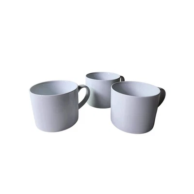 Tazas de café blancas CRATE & BARREL - Juego de 3 Foto 1 de 4
