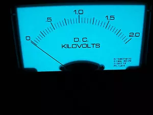 0-2 Kv Dc. EL METER DAY / NIGHT VIEWING - Picture 1 of 2