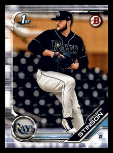 2019 1st Bowman Draft Graeme Stinson  Tampa Bay Rays #BD-116 Mint