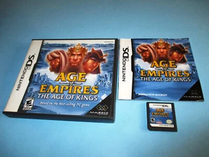 Age of Empires: The Age of Kings (Nintendo DS) Lite DSi XL 3DS con estuche y manual - Imagen 1 de 1