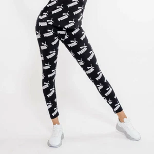 Puma Damen-Leggings verstärkter All-Over-Druck 581225-01 schwarz & weiß - Gr. S oder M - Bild 1 von 12