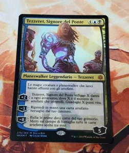 MTG Tezzeret, Master of the Bridge War of the Spark 275/264 Foil Promo Italian - Picture 1 of 2