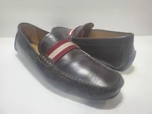 Bally Herren Waltec Logo Kalbsleder Fahrer Halbschuhe braun $ 550 - Größe 12 - Bild 1 von 11