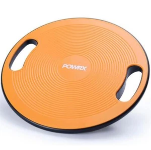 POWRX Balance Board Erwachsene/Kinder Ø 40cm mit Griffen I Therapiekreisel - Bild 1 von 6