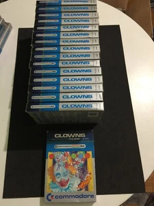 CLOWNS COMMODORE 64 C64 CARTRIDGE USA VERSION NUOVO - Imagen 1 de 7