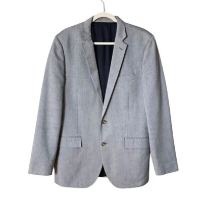 Jaqueta J Crew Ludlow Tessuti Carpini Algodão Blazer 42L Itália Business Academia - Imagem 1 de 4