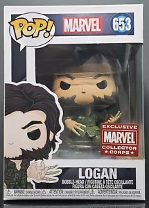 ¡Funko Pop + Protector! Marvel #653 X-Men Logan MCCC Exclusivo *Como Nuevo* - Imagen 1 de 12