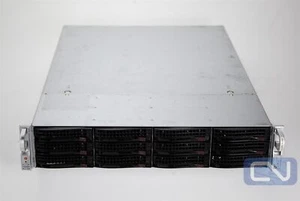 Supermicro CSE-826 2U 12-Bay E5-2620 128GB X9DRi-LN4F+ (2x 920W) Server - Afbeelding 1 van 6