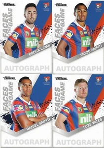 2018 NRL Traders Faces of the Game KNIGHTS 4 Card Team Set - Picture 1 of 1