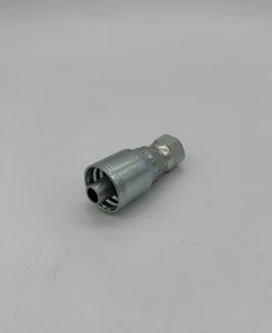 FJX-08-08 (50 Pack) Crimp Fittings 1/2" Hose x 1/2" JIC Female Swivel - Picture 1 of 4