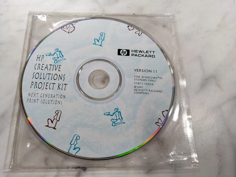 HP Creative Solutions Project Kit Software CD Version 1.1 For Windows 95 1997 - Image 1 of 2