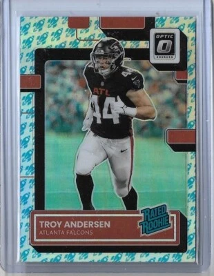 Troy Andersen 2022 Donruss Optic Rocket Emoji SSP RC Falcons Rookie Anderson - Image 1 of 2