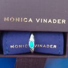 Monica Vinader Deia Gemstone Ring Turquoise  Brand new Size P