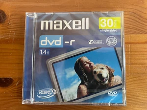Disco Maxell Mini DVD-R 1,4 GB 30 minutos para cámara de video *NUEVO/SELLADO* - Imagen 1 de 2