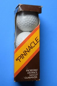 Pinnacle High Visibility White Golf Balls #4- NEW in original box - 3 balls - Picture 1 of 8