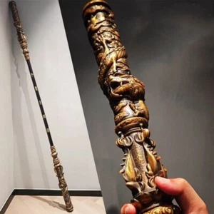 US Stock 1/1 Monkey King Wukong Scalable Jingu Bang Cosplay Prop Model Gift Toy - Picture 1 of 8