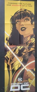 WONDER GIRL DAWN OF DC PROMO POSTER 12" x 36" FORGING THE FUTURE NEW UNUSED - Picture 1 of 1