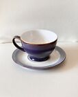 Denby Storm 1 X Large Breakfast Cups & Saucers - Coffee Tea Cup 12cmd 8cmh