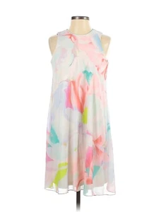 Calvin Klein Damen weiß Aquarell Frühling Kleid Größe 6 C70 - Bild 1 von 6