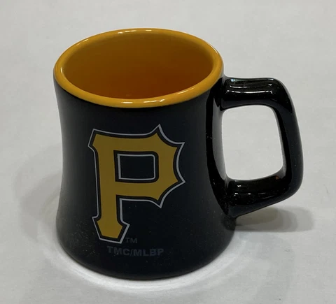 New Pittsburgh Pirates 1 1/2 ounce Espresso Coffee Mug, Cup, MLB Cover