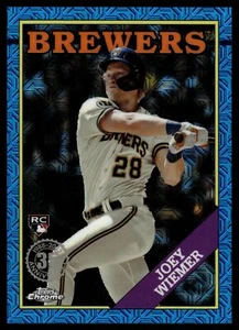 2023 Topps Update JOEY WIEMER SILVER PACK MOJO BLUE PARALLEL 31/150 BREWERS RC - Picture 1 of 2