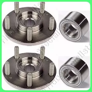 FRONT WHEEL HUB & BEARING FOR 1990-1993 TOYOTA CELICA 5 STUDS PAIR FAST SHIPPING - Picture 1 of 3