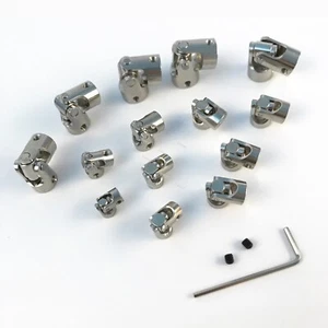Conector de acoplador de eje de motor de 2 mm a 12 mm Acoplamiento de junta universal para hágalo usted mismo - Imagen 1 de 38