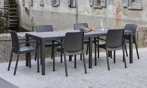 - Tavolo Da Esterno Roma, Ripiano Rettangolare Allungabile Da Pranzo, Tavolo Da - Foto 1 di 12