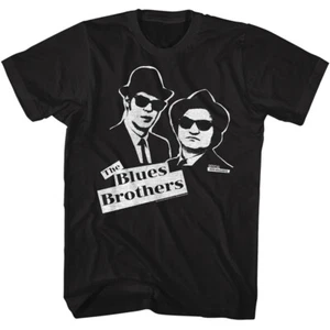 The Blues Brothers Movie Elwood & Jake Drawing Men's T Shirt  - Picture 1 of 6