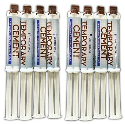 8 x Dental Temporary Cement (Eugenol-free) Crown Bridge Material Filling - Image 1 of 3