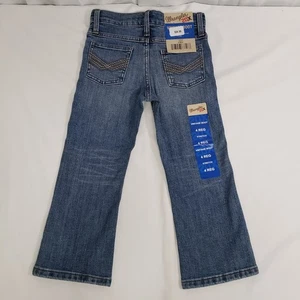 Wrangler Boy's 20X 42BWX Vintage Boot, Scottsdale Light Stone Denim - 112360540 - Picture 1 of 6