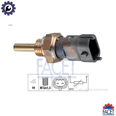 SENSOR COOLANT TEMPERATURE 7.3264 FOR CADILLAC SUZUKI S-CROSS/SUV/SX4  JEEP - Image 1 of 4