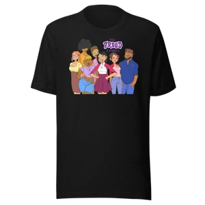 Animiertes T-Shirt - The Proud Family Kurzarm Ultra Soft Unisex Tee XS-2XL - Bild 1 von 9