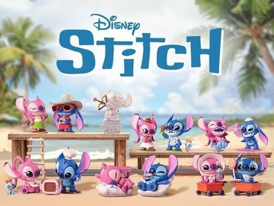 Auténticas figuras de la serie Disney Stitch on a Date caja ciega confirmada un juego de 12 Foto 1 de 4