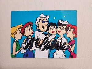 Joe Barbera RARE Signed Flintstones Rock Quarry Card Autographed Hannah Barbera - Picture 1 of 2