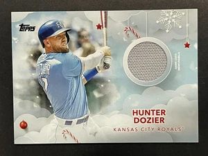 2020 Topps Walmart Holiday Mega Baseball Relic Card Hunter Dozier #WHR-HD - Picture 1 of 2