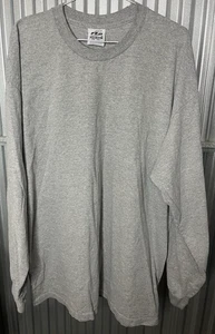 Camicia PRO super pesante grigia manica lunga uomo 2XL alta misto cotone/poli casual - Foto 1 di 13