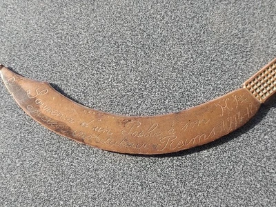 art de tranchée, coupe papier, soldat ww1 1914-1918, Reims - Photo 1/4