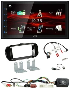 JVC USB Bluetooth Lenkrad DAB 2DIN Autoradio für Kia Soul 14-19 Klavierlack AUX - Bild 1 von 11
