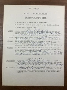 Barek Ben Tahar 1942 Algérie Régiment Tirailleurs Marocain Meknès WW2 El Hajeb - Photo 1/1