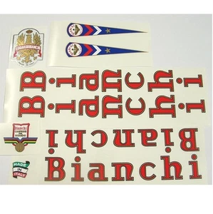Bianchi Vintage Record Aufkleber Set Auswahl an Stilen ein Set pro Kauf - Bild 1 von 4