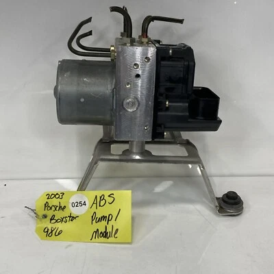 Módulo de unidad de bomba de freno antibloqueo ABS Porsche Boxster S 986 97-04 con soporte OEM Foto 1 de 4