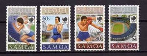 13582) Samoa 1988 postfrisch ** Olympia G. Seoul - Bild 1 von 1