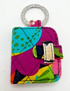 RETIRED Vera Bradley Mirror Mirror Keychain In VA VA BLOOM Purse Charm - Picture 1 of 8