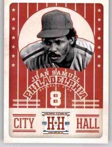 2013 Hometown Heroes City Hall Juan Samuel Insert MLB PWE Phillies #5 - Picture 1 of 2