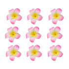 12 Pcs/Set Pink Travel Hibiscus Flower Hair Clips Girls Swimwear